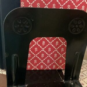 Black Metal Bookends